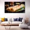 The Castle Decor Dosa Art Wall Painting Wooden Framed 27x48 Inch