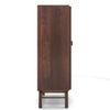 Boisdale Solid Wood Bar Cabinet in Walnut Finish