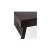 Bradford Sheesham Wood Coffee Table With Foldable Legs In Mahogany Finish