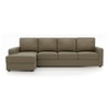 Apollo Compact Sofa (Colour : Cappucino, Cushion : Soft, Seating Capacity : Left Aligned 3 Seater + Left Aligned Chaise)