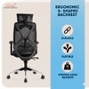 Kepler Brooks Marvel Pro HB Office Desk Chair in Black Colour