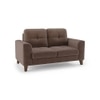 Verona Essential 2 Seater Fabric Sofa in Daschund Brown Colour