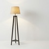 Adrienne Beige Jute Floor Lamp with Beige Jute Base