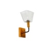 Carbon Loft Brass Luxur Cut Glass Wall Light