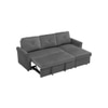 Scarlet  Pull Out Sofa cum Bed  in Dark Grey Colour