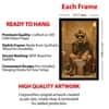 The Castle Decor Funny Lion Sunglasses Toilet Bathroom Wall Art 8x12 Inch