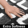 Luxe Home Macau Square Bath Mat (40x60 cm)- Grey