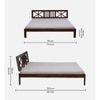 Zeevo Solid Wood King Bed Without Storage