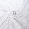 White And Lavender Shade  Floral Cotton 400 Tc Flat  Super King Size Bedsheet With 2 Pillow Covers