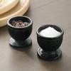 Opulent Marble Egg Vault set of 2