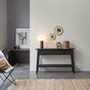 Xena Mango Wood Console Table in Black Matt Finish With 2 Drawer