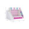 Sleep Nâ€™ Slide Bunk Bed with Slide and Storage in White Colour BKBB029