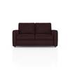 Apollo High Back 2 Seater  Fabric Sofa In Deep Plum Velvet Colour