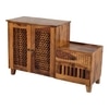 Dolo Sheesham Wood  Shoerack  in Teak Finish