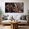 The Castle Decor Lord Ganesha Wall Painting Wooden Framed 27x48 Inch (Style 10)