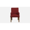 Bertly Accent chair Velvet in Maroon Color