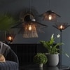 Bracken Black Iron Hanging Light