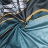 Stoa Paris Super King Size Enriched Cotton Bedsheet with 4 Pillow Covers  Size Tea Teal