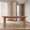 Tuscany 6 Seater Dining Table In Latin American Teak Finish