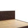 Keaton Sheesham Wood Queen Size Bed Drawer And Box Storage Walnut Finish (60 x 78 inches)