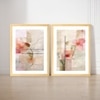 Magnolia Floral Set of 2 Framed Posters Wall Art Decor 45x60 cm
