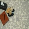 SONOMA Wool Rectangle Carpets Hand Tufted in Blue Colour