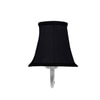 Devansh Steel Wall Mounted Lamp With Black Cotton Shade