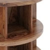Newton Solid Wood Side Table in Teak Finish