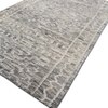 Jaipur Rugs Soft Striped Wool Viscose Dhurrie Rug Blue 6x8 ft