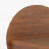 Sora Solid Wood King Size Bed With Hydraulic Storage in Amber Walnut Finish