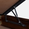 Devora Hydraulic Solid Wood Bed King Size in Provincial Teak Finish