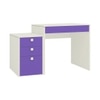 Eskada Kids Study Desk cum Printer Table with 4 Drawers in Lavender Purple Colour