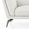 Vetra 1 Seater Leather Sofa In White