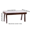 Mayfield Sheesham Wood Coffee Table In Dark Walnut Finish