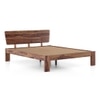 Marieta Bed Solid Wood King Size Bed In Teak Finish