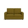 Apollo Compact High Back 2 Seater Fabric Sofa in Olive Green Colour