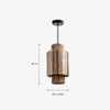 Kenji Handcrafted  White Pendant Lamp