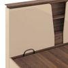 Sydney Queen Size Hydraulic Bed In Beige High Gloss Finish