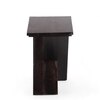 Darcy Solid Wood Side Table in Dark Mahogany Finish - Set of 2