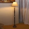 Devansh Wooden Floor Lamp