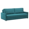 Alta 3 Seater Fold Out Sofa Cum Bed In T Blue Colour