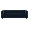 Windsor Luxe 3 Seater Fabric Sofa in Sea Port Blue Velvet Colour