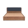 Nahiri Sheesham Wood King Size Bed In Teak Finish With Box Storage