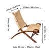 Natwest Sheesham Wood Relaxing Maachi Chair in Jute Rope Canning