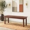 Dane Solid Wood Bench In Honey Finish