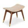Zuno Seating Stool in Beige Color