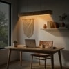 Synergy 48 Brown Solid Wood Single Hanging Light