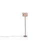 Dayanara Multicolour Cotton Shade Floor Lamp