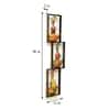 Desert Art Metal Handpainted Zig Zag Three Sardar Wall Hanging in Multicolour