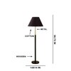 Devansh Wood & Metal Floor Lamp
